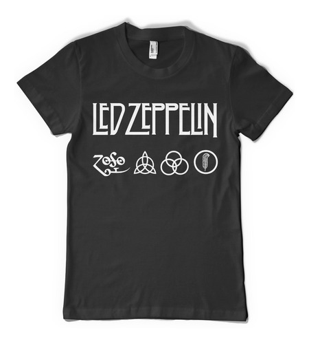 Remera Led Zeppelin - Logos