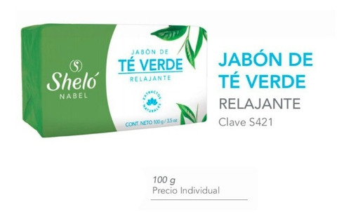 Kit 3 Jabón De Té Verde 100gr Relajante