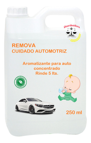 Aromatizante Ambiental Remova Auto Liquido Concentrado 5 L.