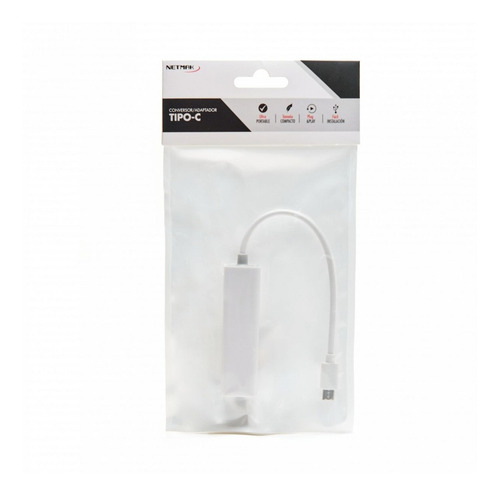 Imagen 2 de 5 de Conversor Netmak Tipo C A Dp Port Usb C Macho Dpport Hembra
