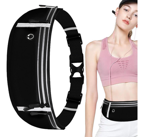 Fanny Pack Cinturón Delgado Para Correr Bolsa De Cinturón De