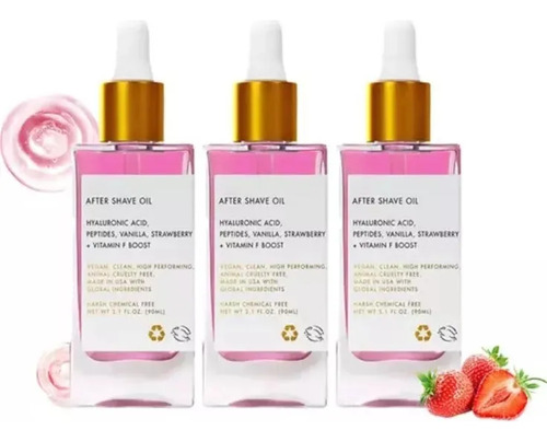 Aseite De Afeitado De Vainilla De Fresa Para Mujeres,3