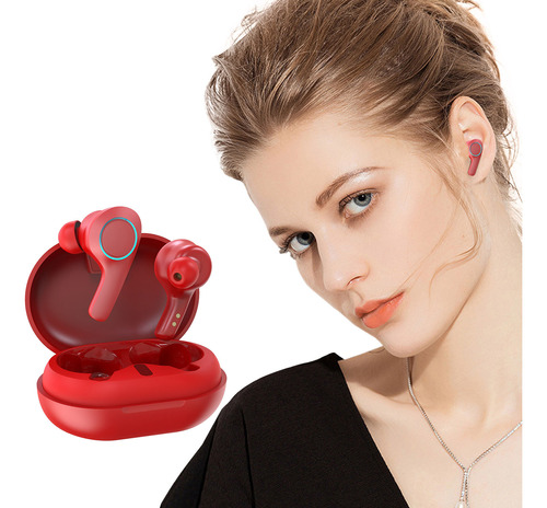 Auriculares Bluetooth Inalámbricos Con Control Táctil Tws-he