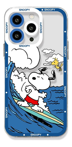 Bonita Funda De Teléfono Snoopys Para iPhone 15, 14, 13, 12,