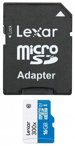 Lexar Micro Sd 16gb C/adaptador Sd Clase 10