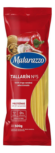 Oferta! Fideos Tallarin N5 Matarazzo 500g 100% Trigo Candeal