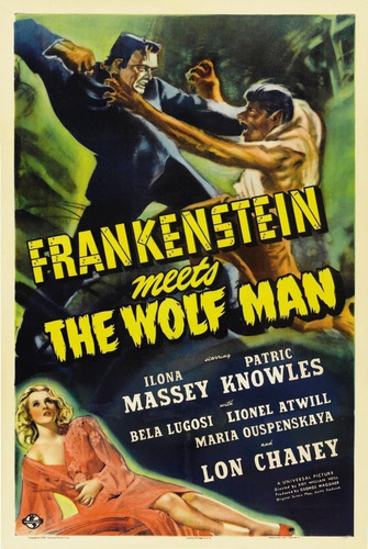 Frankenstein Y El Hombre Lobo (1943) ( Bluray )