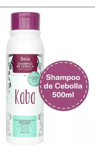 Kaba, Shampoo De Cebolla