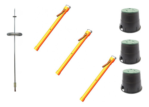 Kit Punta De Pararrayos Dipolo Corona Centro De Datos 5 Años