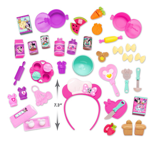 Set De Accesorios De Cocina Disney Junior Minnie Mouse Bow-t