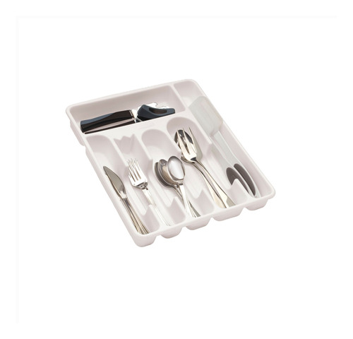 Organizador De Cubiertos Grande Rubbermaid (blanco)