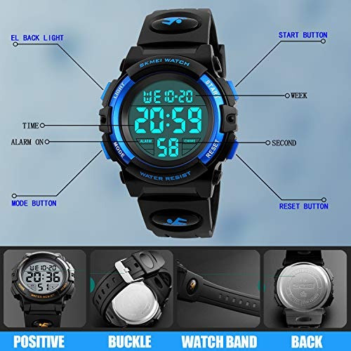 Reloj Infantil Para Niño Y Niña Multifuncion Digital Led Dep