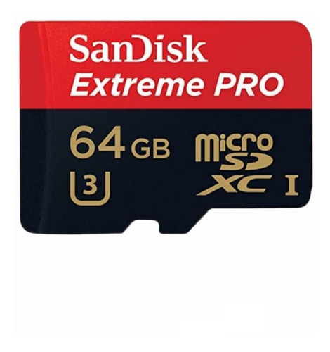 Memoria Micro Sd Sandisk Extreme 4k 64gb