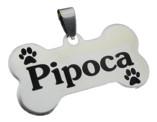 Placa Identificação Para Cães - Pingente Inox