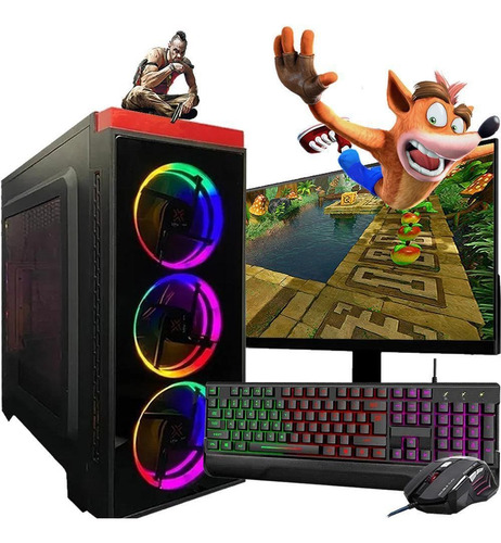 Imagem 4 de 4 de Pc Gamer Completo I5 8gb Hd 500 Placa De Video Monitor Hdmi