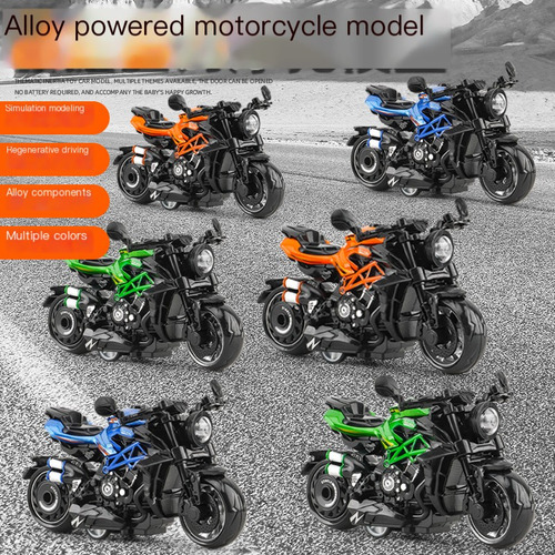 Motocicleta Toy Boy Simulación Motocicleta De Aleación M Sty