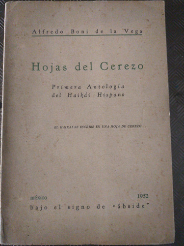 Hojas Del Cerezo Alfredo Boni De La Vega, Jus