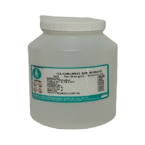 Imagen 1 de 1 de Cloruro De Sodio 250 Gr Grado Reactivo