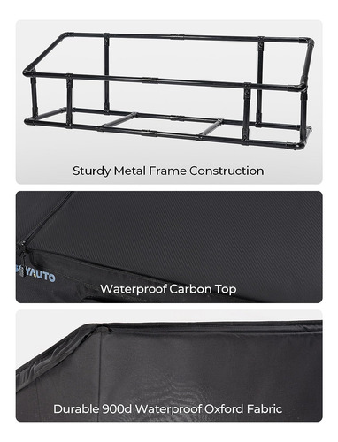 Organizador De Caja De Carga De Cama De Camión De Tamaño Com
