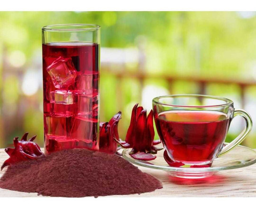 Flores De Jamaica Hibiscus En Polvo - 1kg