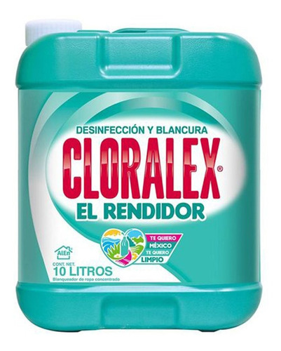 Blanqueador Líquido Cloralex El Rendidor 10l