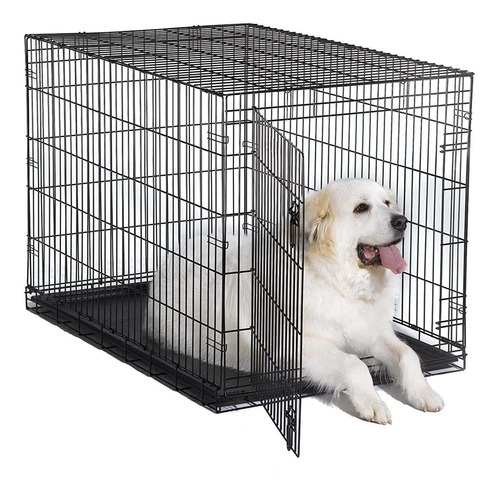 Jaula De Metal Para Perros Puerta Simple New World Crates