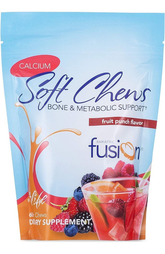 Bariatric Fusion Soft Chews Bone & Metabolic 60 Chews Sabor Fruit Punch
