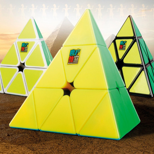 Cubo Rubik Pyraminx Moyu Meilong Jinzita Stickerless