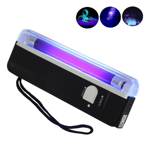 De Mano Uv Negro Luz De La Antorcha Portátil Blacklight Con