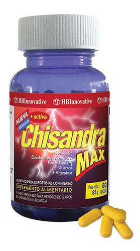 Chisandra Max 60 Caps, Hb
