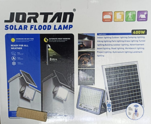 Foco Con Panel Solar 600 Watt Jortan