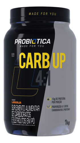 Carb Up Pó 4:1 Laranja 1kg - Probiótica Laranja