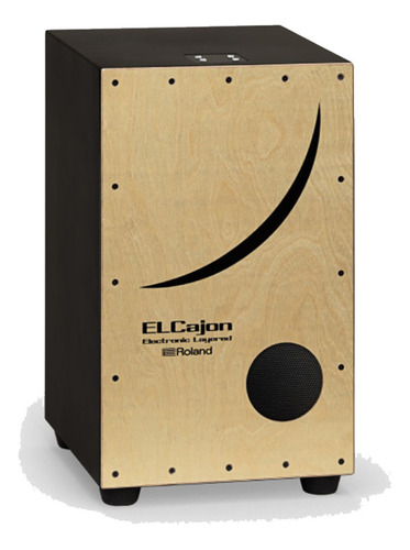 Cajon Electroacustico Roland Ec-10 Color Negro