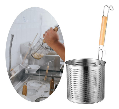 /colador De Alimentos, Cesta For Mango Redondo 20 Cm.