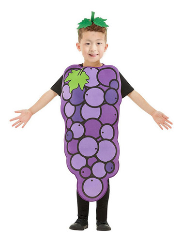 Disfraz De Uva Para Niños Cosplay Disfraz De Fruta De