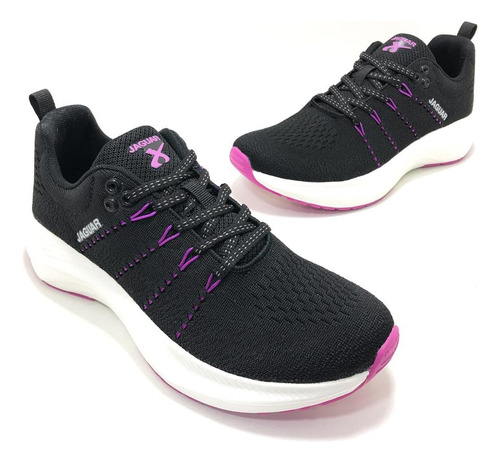 Zapatilla Jaguar Deportiva Mujer Cordones Livianas Art. 9331
