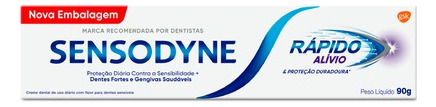 Sensodyne Rápido Alívio 90g Kit C/4