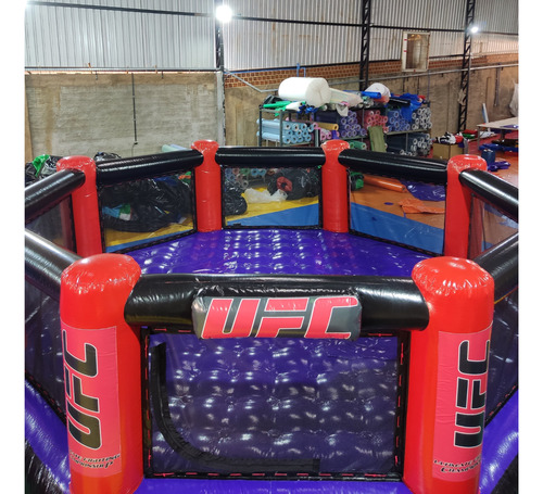Guerra De Cotonete Brinquedo Inflável Ringue Com Motor