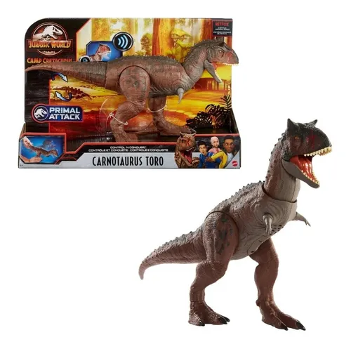 Jurassic World Camp Cretaceus Carnotaurus Dinosaurio Sonido