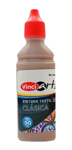 Pintura Textil Vinci Clásica Colores Surtidos No Tóxica 30ml