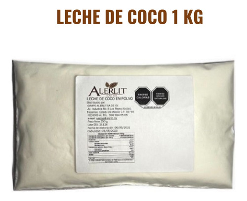 Leche De Coco, En Polvo | 1 Kg | Alerlit