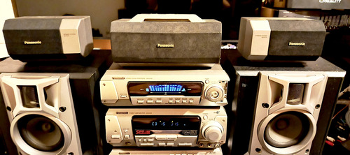Minicomponente Panasonic Sa-dv150 Audio Vintage Gris 320 W (Usado)