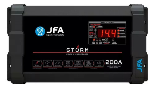 Fonte Automotiva Jfa Storm 200a 3000w Para Carro/caminhonete