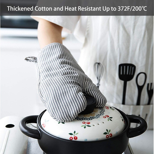 4 Guantes De Horno Resistentes Al Calor Con Agarradera
