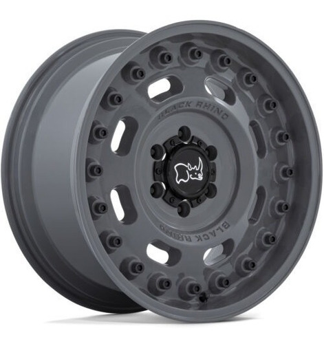 Rin Black Rhino Axle Gris 20x9.5 8x170 Offset -18 (f250)