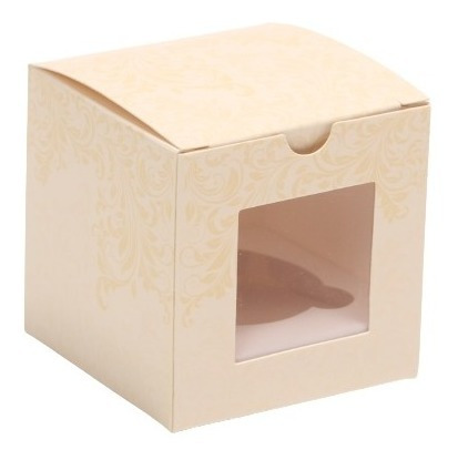 Cajas De Regalo Para Mini Ponquecito Cupcake Arabesco 20 Und