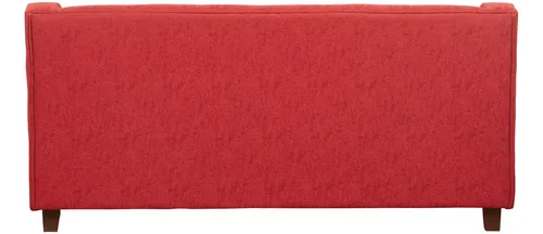 Sofá Eliff 3 Cuerpos Lino Sidelli Burdeo / Muebles América