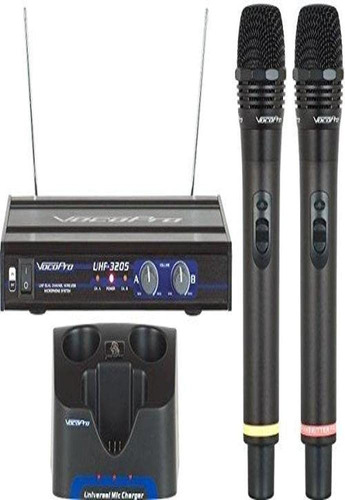 Vocopro Uhf- Uhf-sistema De Micrófono Inalámbrico Recarga. Color 900 Mhz
