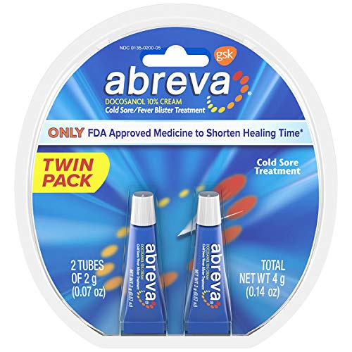 Abreva Docosanol Crema Labial Ampollas Resfriado Fiebre X 2