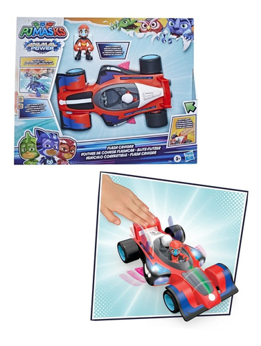 Pj Masks Héroes En Pijama Carro Convertible Con Luz Y Sonido